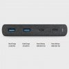 UNIQ Ład. siec. HUB Surge 90W czarny/charcoal black 2xUSB Quick Charge 3.0 + 2xUSB-C PD 3.0 (LITHOS Collective)